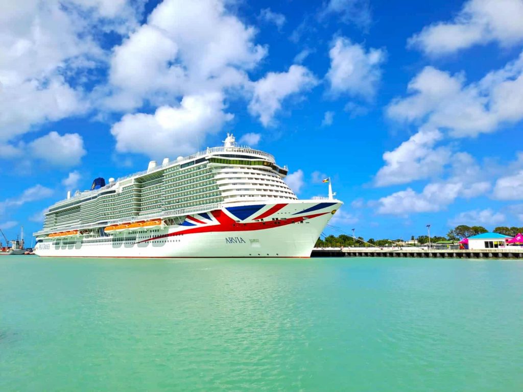 Arvia returns to Antigua for sixth homeporting call of 2024 cruise season