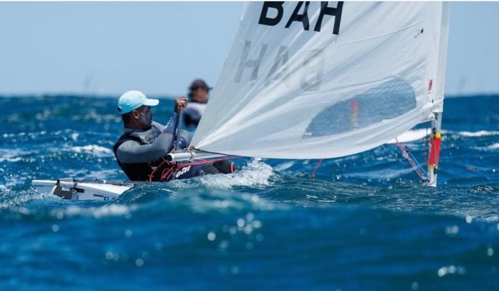 Bahamian sailors participate in Olympic Class Sailboat the ILCA/Laser