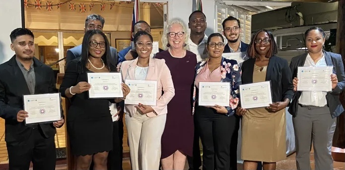 GUYANA-More persons certified by UK Organisations to promote cybersecurity.