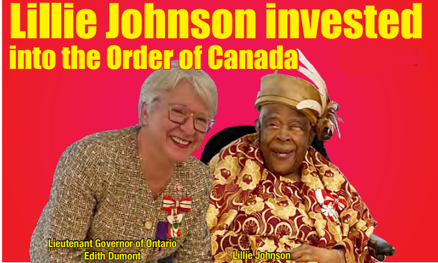 Lillie Johnson lauded as a dedicated public health advocate at Order of Canada investiture