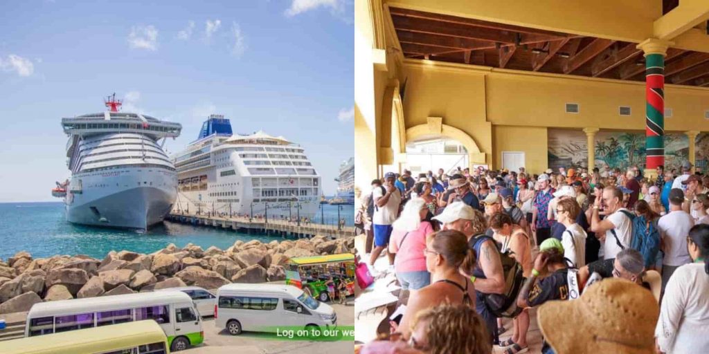 Five cruises arrive at St Kitts, Netizens overwhelmed by Port Zante glimpses